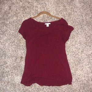 red basic top